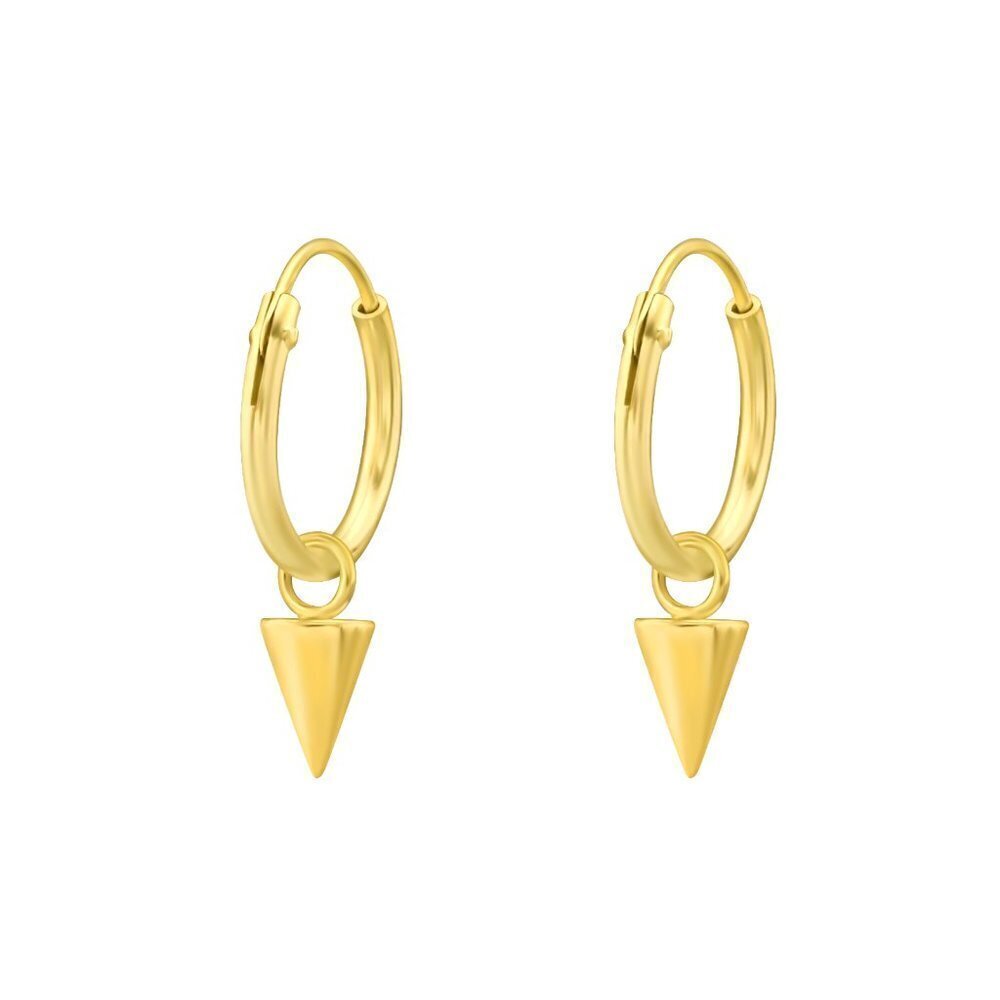 14k Gold Spike Earrings Huggie Hoop Earrings​